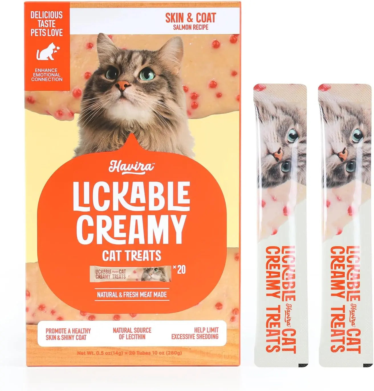 Salmon Creamy Cat Treat with Omega-3 and Fish Roe