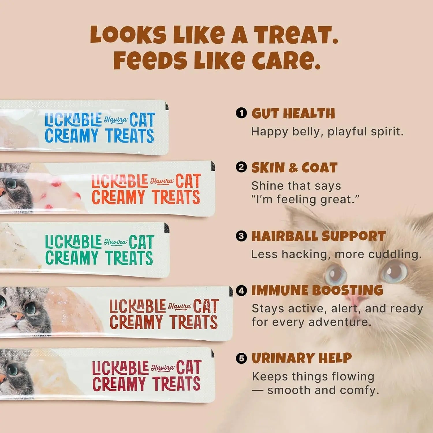 Salmon Creamy Cat Treat with Omega-3 and Fish Roe