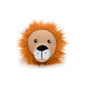 Lion Plush Squeaky Ball Dog Toy with Durable TPR Core