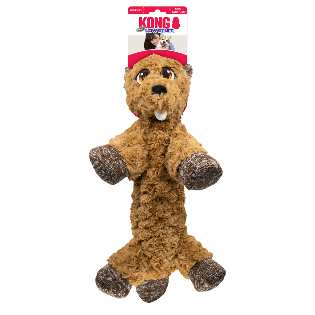 KONG Low Stuff Flopzie Lamb Dog Toy