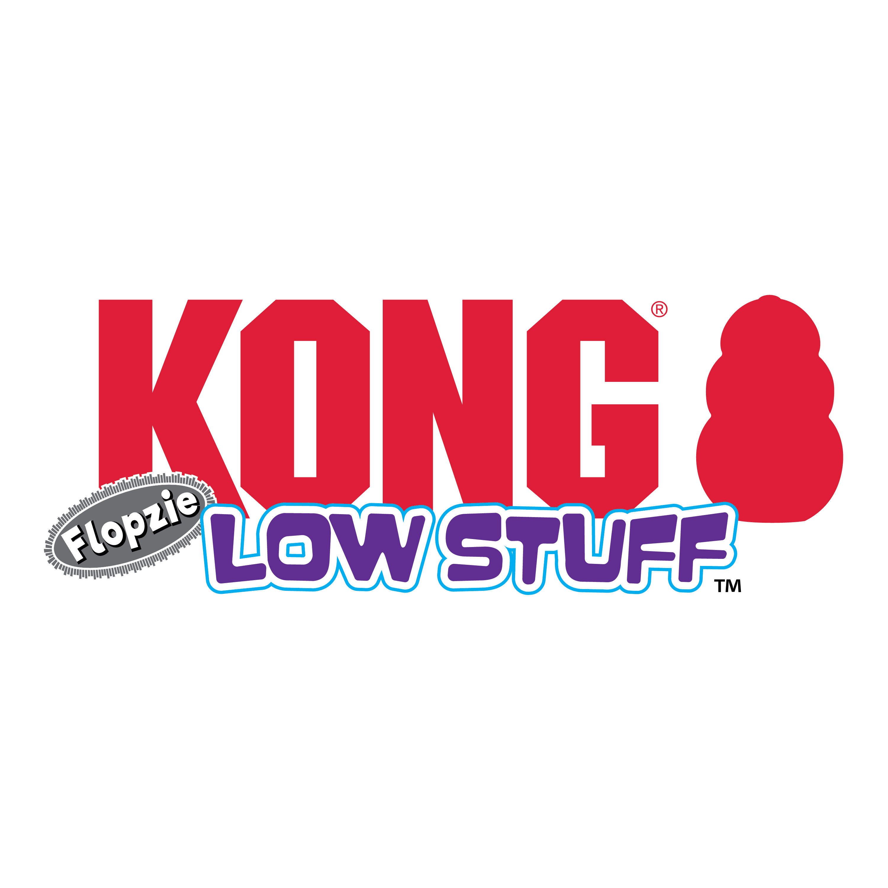 KONG Low Stuff Flopzie Lamb Dog Toy