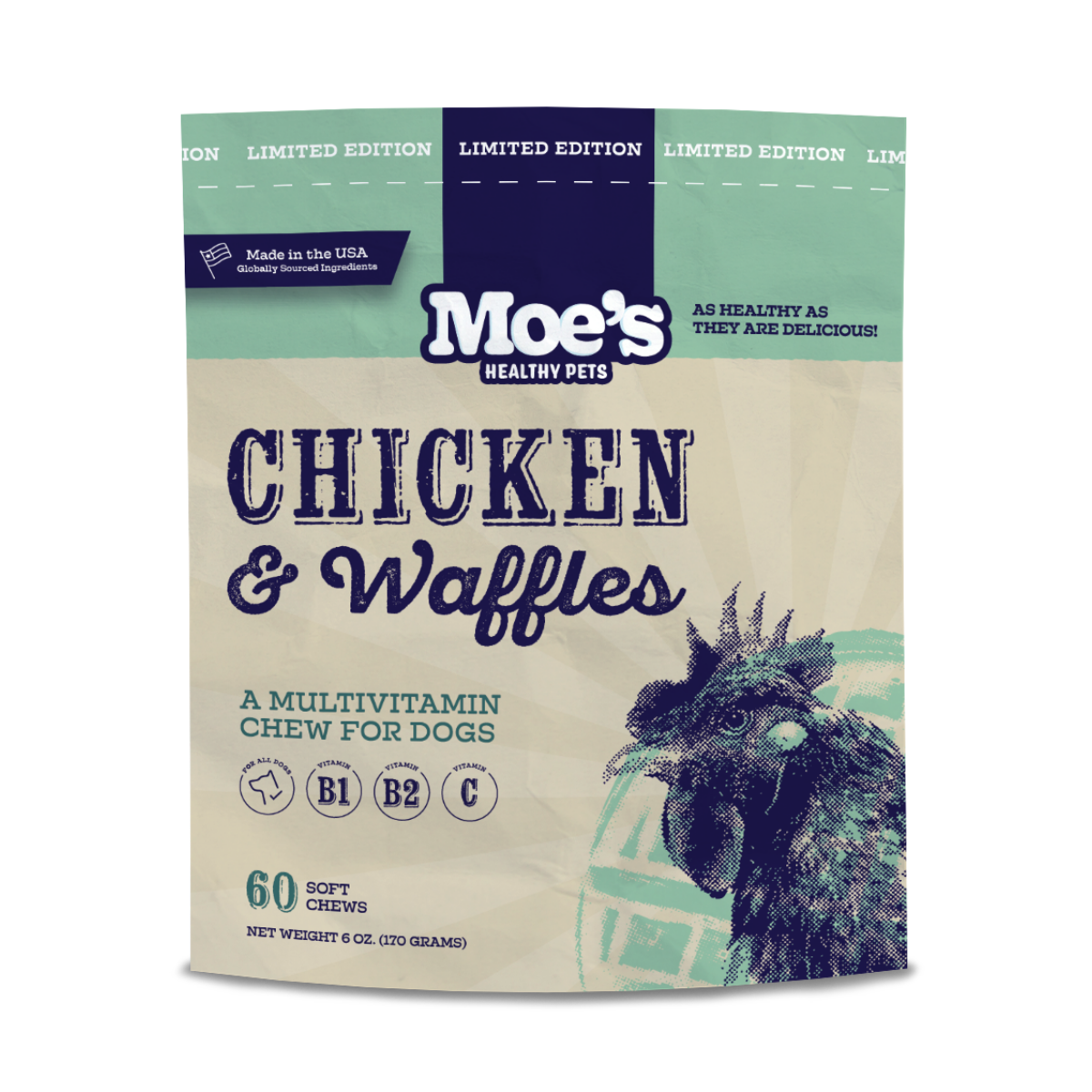 Moe’s Chicken and Waffles Chews for Dogs