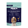 Moe's Pre + Pro Biotic Chews for Dogs with Pumpkin and Ginger