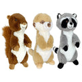 Recycled Plush Pet Toy – Meerkat, Squirrel, or Raccoon Design