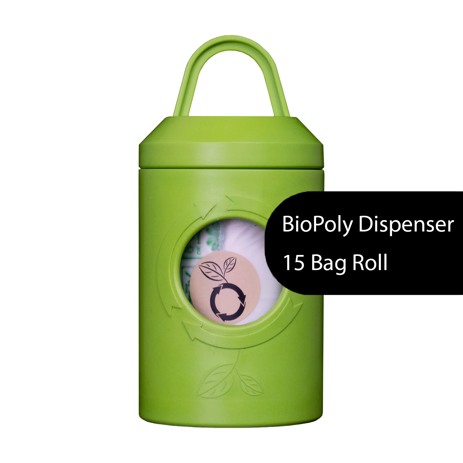 beyondGREEN Dog Poop Bag Leash Dispenser with Clip-On Holder