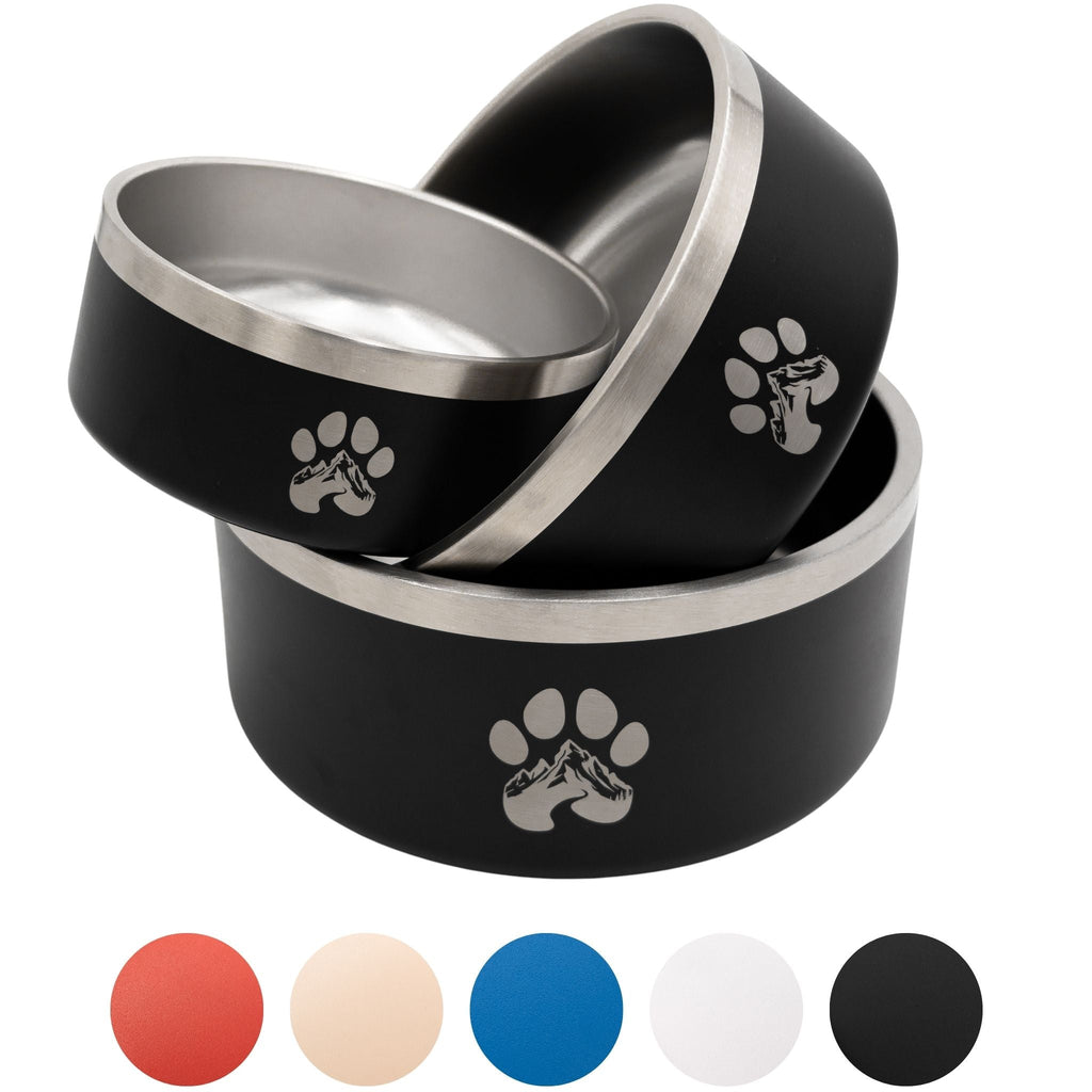 Stainless Steel Dog Bowl with Non-Slip Base