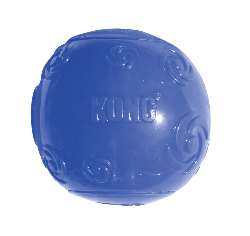 KONG Squeezz Ball Dog Toy with Recessed Squeaker