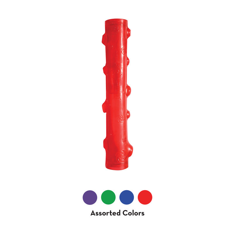 KONG Squeezz Stick Dog Fetch Toy with Squeaker