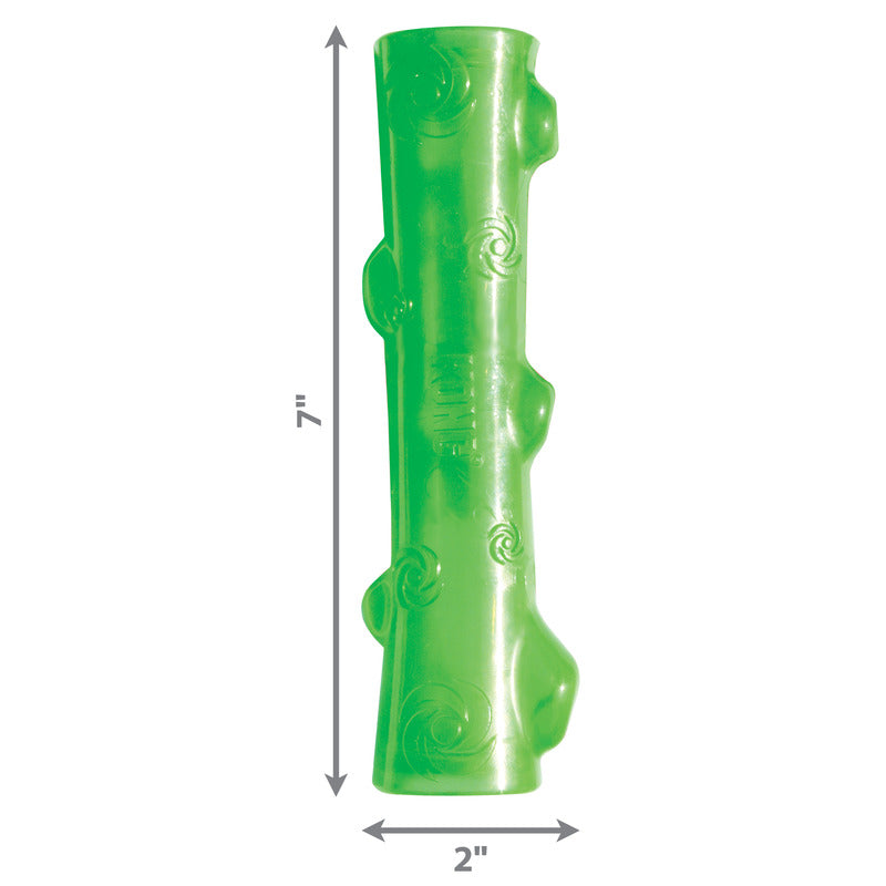 KONG Squeezz Stick Dog Fetch Toy with Squeaker