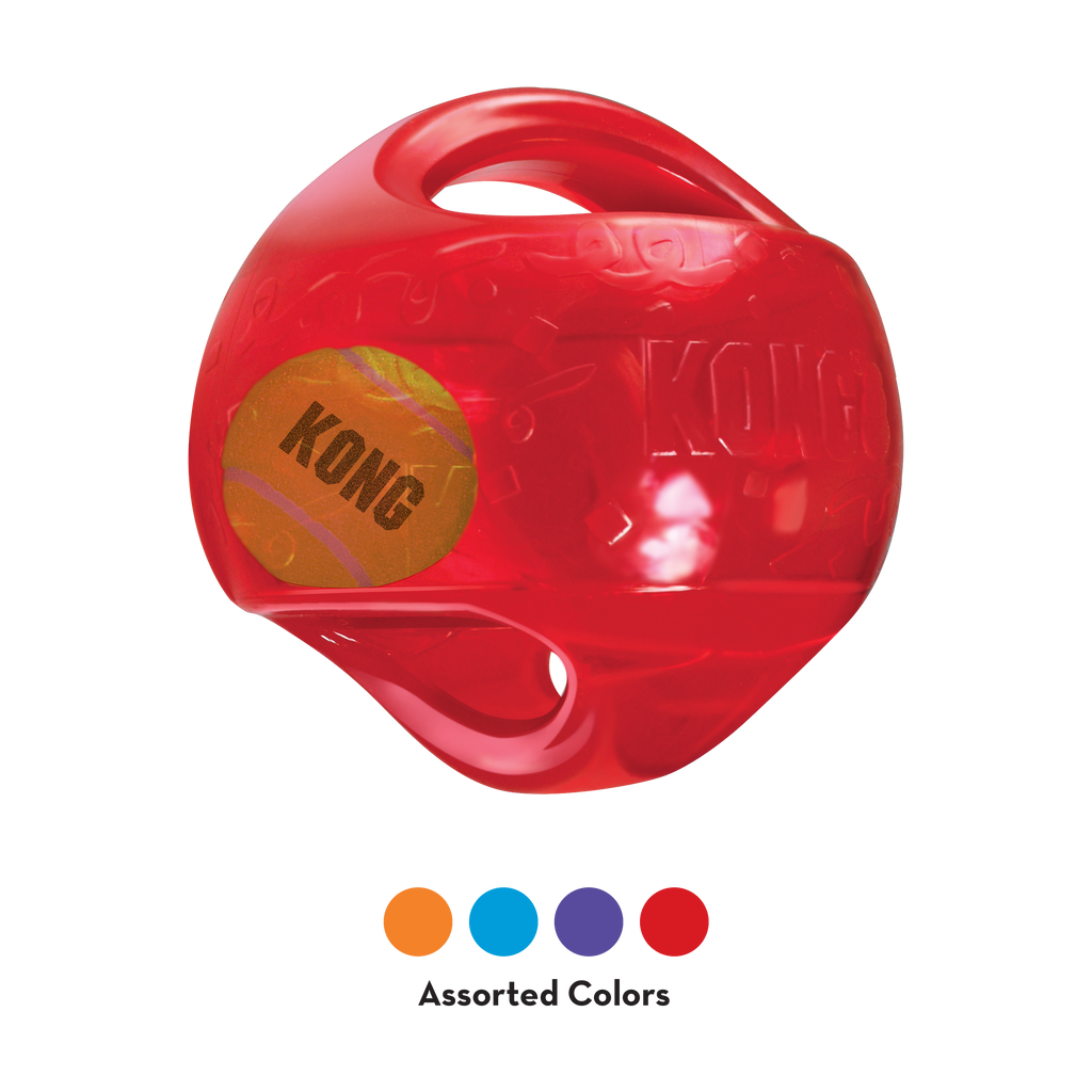 KONG Jumbler Interactive Dog Ball Toy with Squeaker