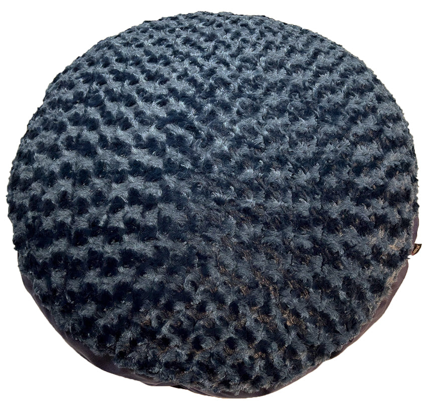 Furvana Round Orthopedic Dog Bed with Minky Fleece Cover