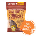 Beef Burger Dog Treats, 2-Inch Slider Patties, 13 Count