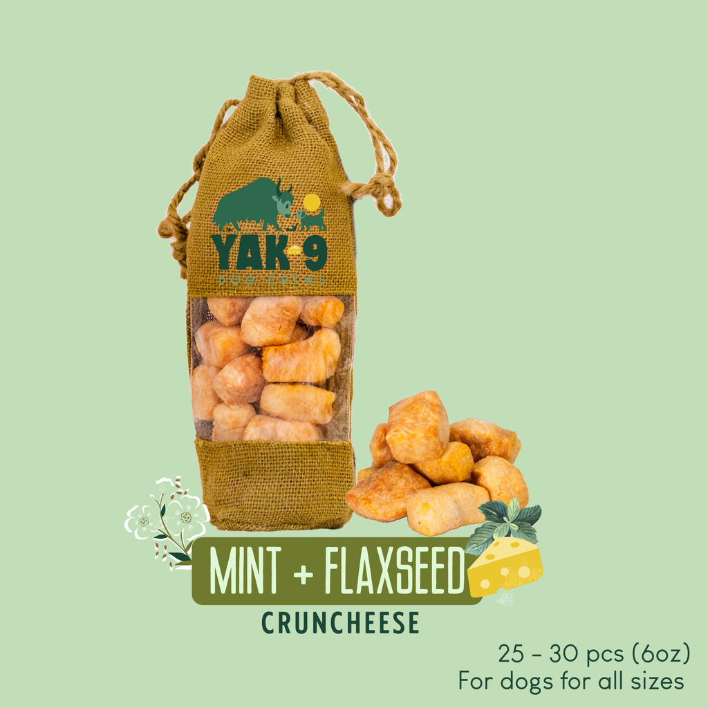Yak9 Flaxseed & Mint Yak Chews for Dogs