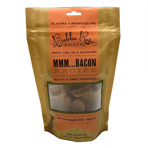 Bacon & Cheddar Dog Biscuits, Wheat-Free, 6.5 oz Bag