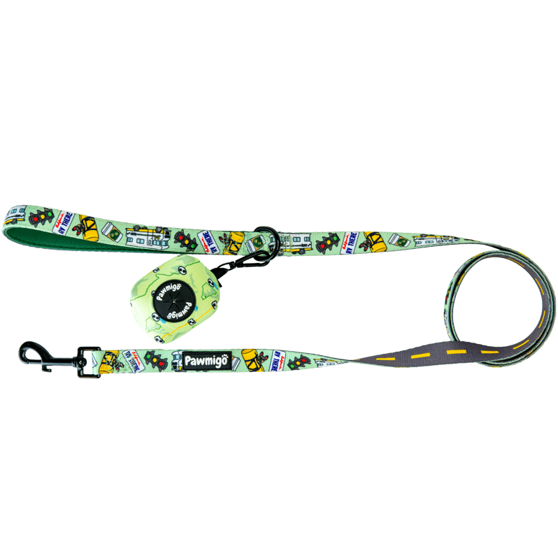 Muddy Paws Adventure Dog Leash Kit with Waste Bag Holder
