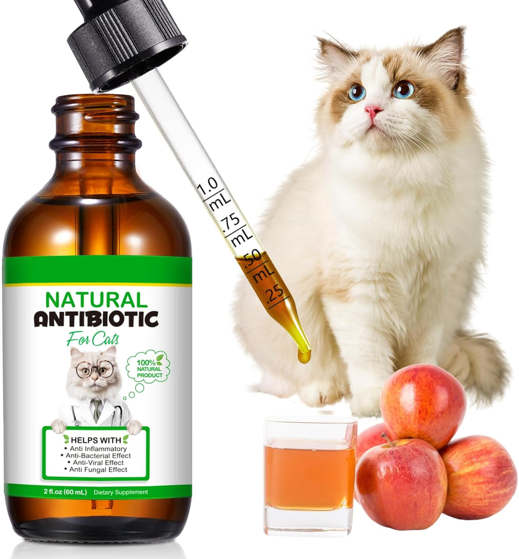 Cat Immune Support Liquid with Herbal Ingredients, 2 oz