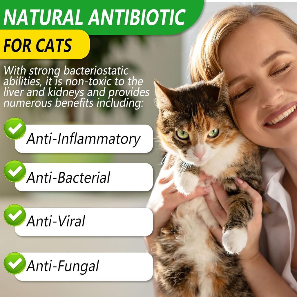 Cat Immune Support Liquid with Herbal Ingredients, 2 oz