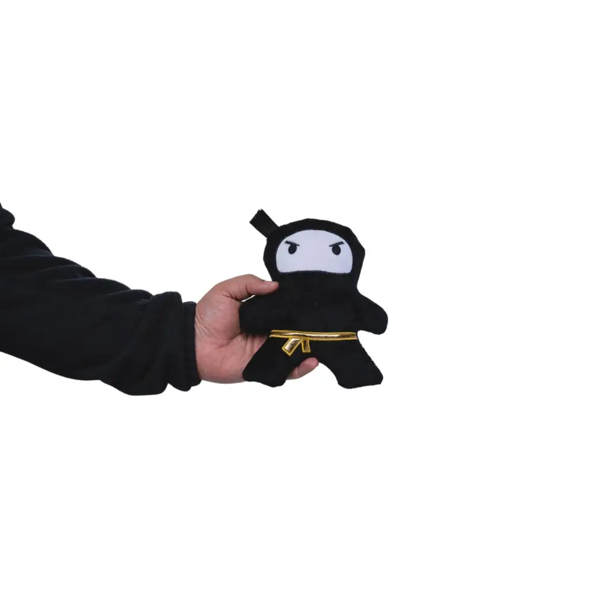 BFF Plush Ninja Dog Toy Set – Black & Pink, 2-Pack