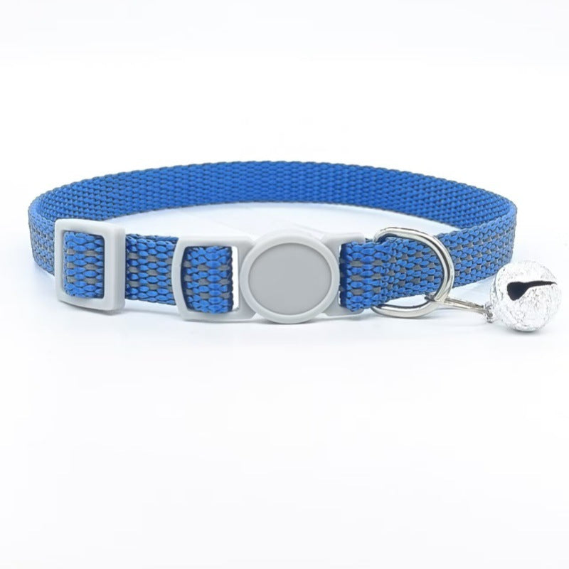 Nylon Monochrome Pet Collar, Adjustable, 1.0 x 33 cm