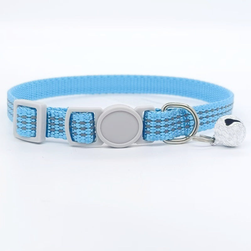 Nylon Monochrome Pet Collar, Adjustable, 1.0 x 33 cm