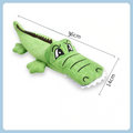 Plush Alligator Dog Toy with Squeaker for Small Dogs