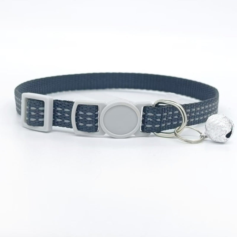 Nylon Monochrome Pet Collar, Adjustable, 1.0 x 33 cm