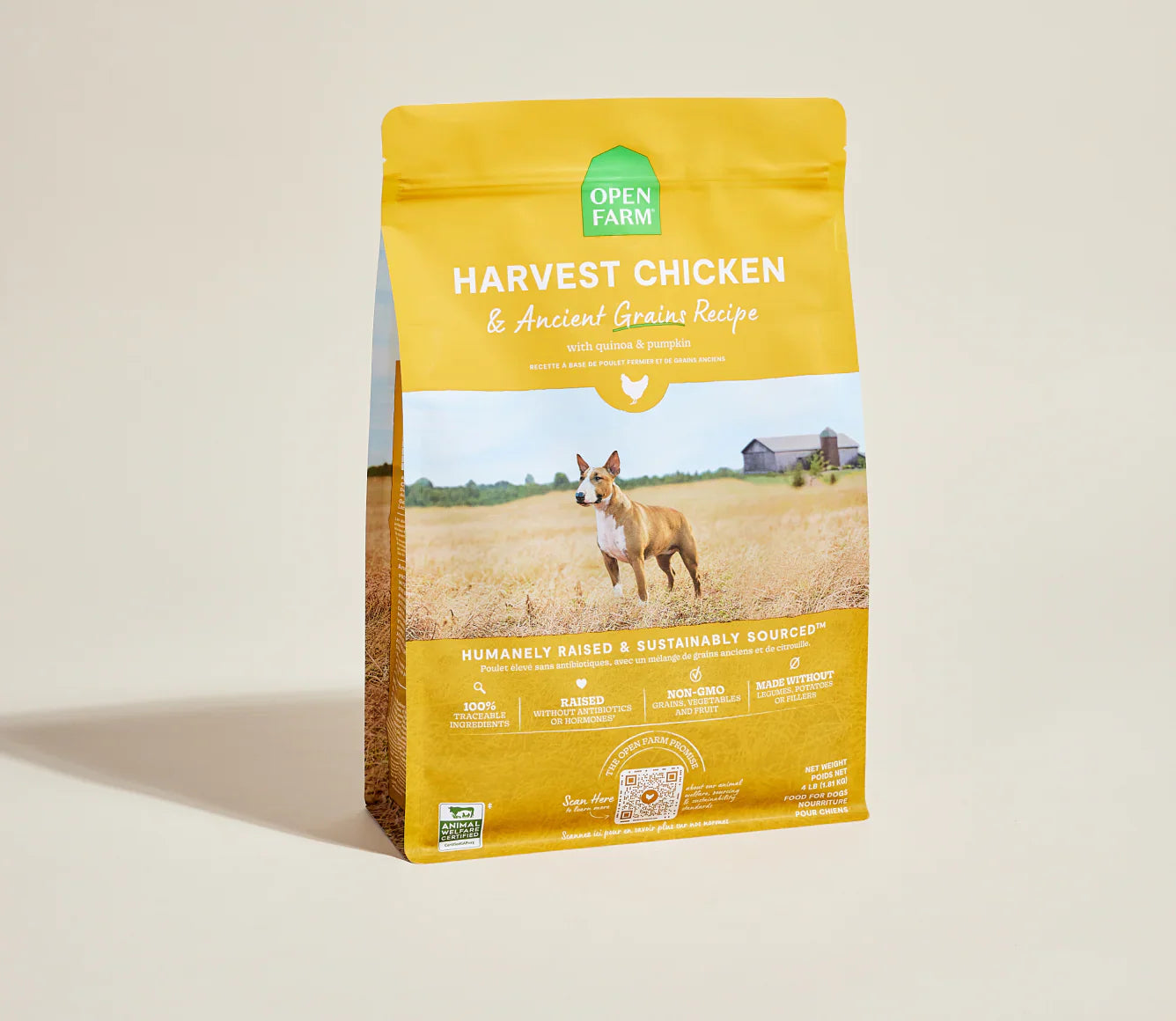 High-Protein Chicken & Ancient Grains Dry Dog Food