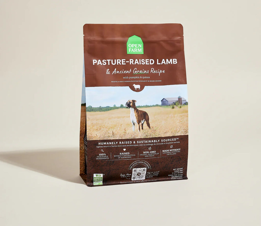 Grass-Fed Lamb & Ancient Grains High-Protein Dog Food