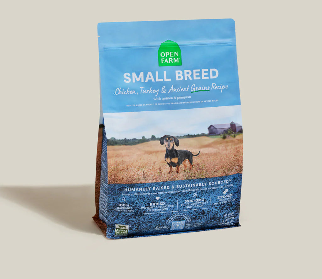 Small Breed Dog Food with Chicken, Turkey & Ancient Grains