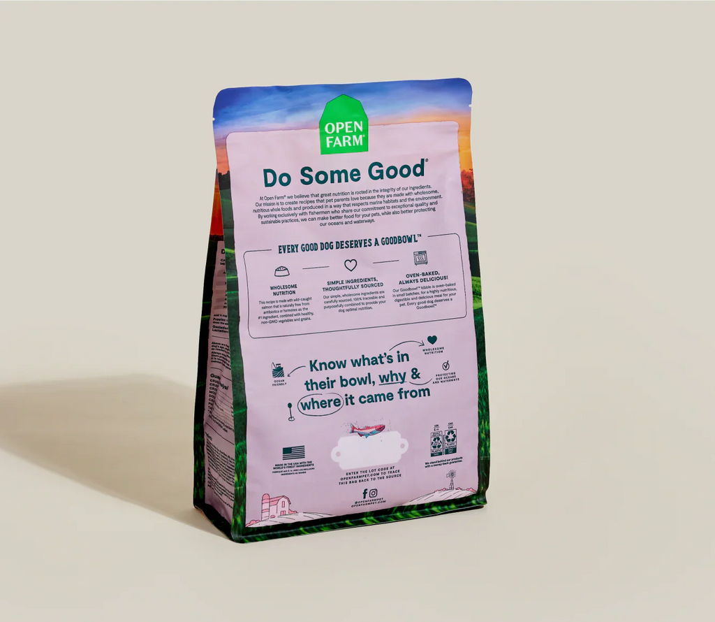 Oven-Baked Salmon & Brown Rice Dog Food with Wholesome Grains