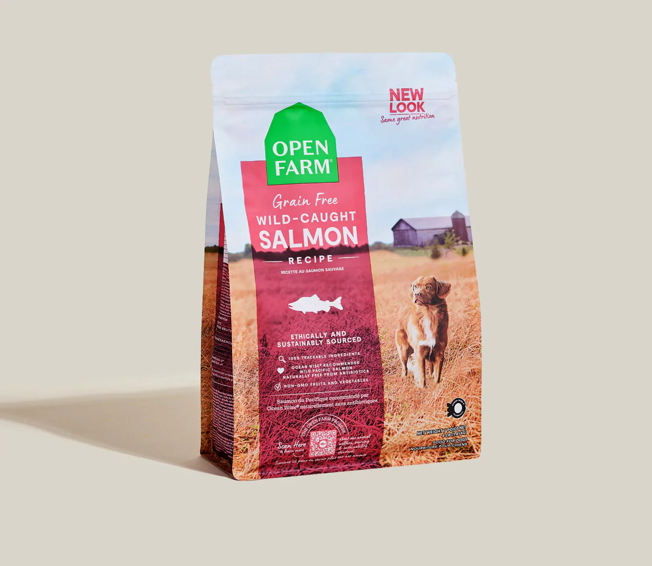 Grain-Free Dry Dog Food with Wild-Caught Alaskan Salmon