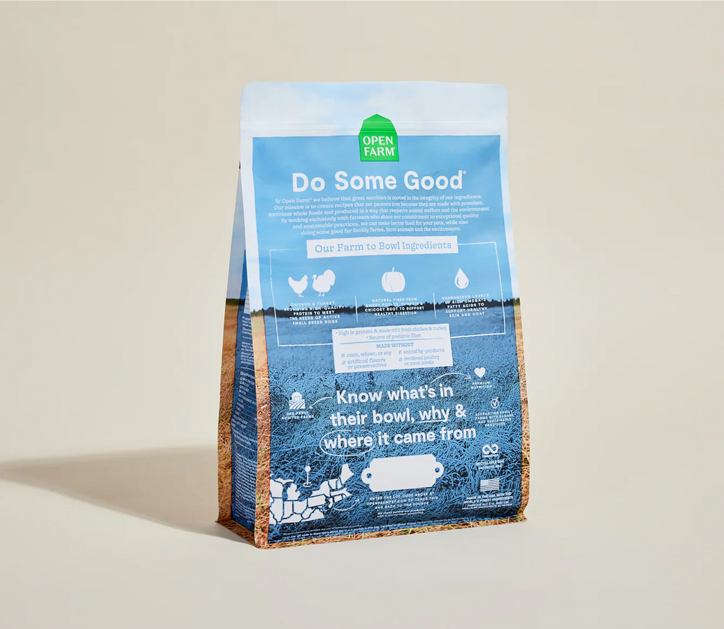 Small Breed Dry Dog Food with Chicken, Turkey, Quinoa & Pumpkin