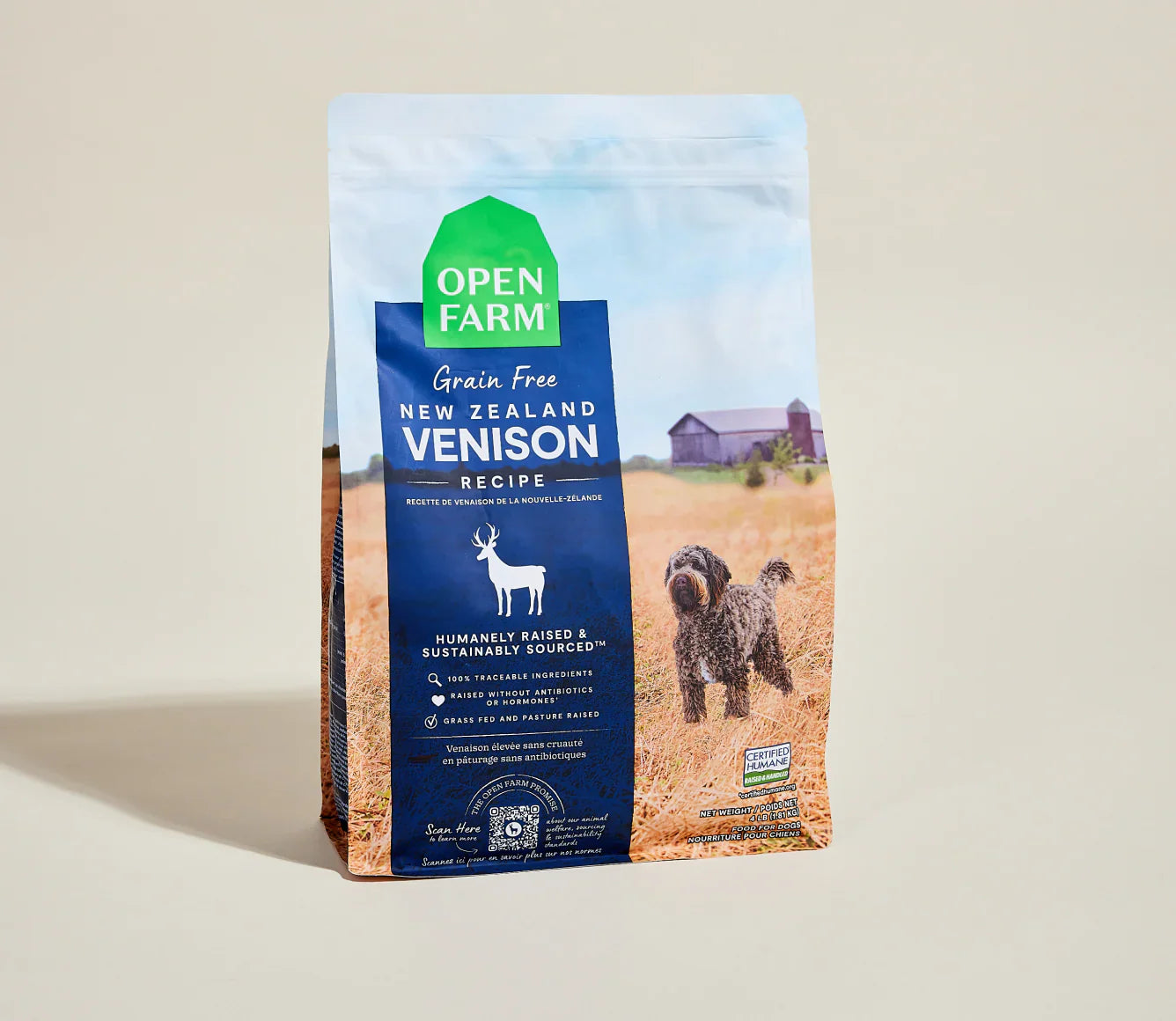 Venison & Superfoods Grain-Free Dog Food for Sensitive Dogs