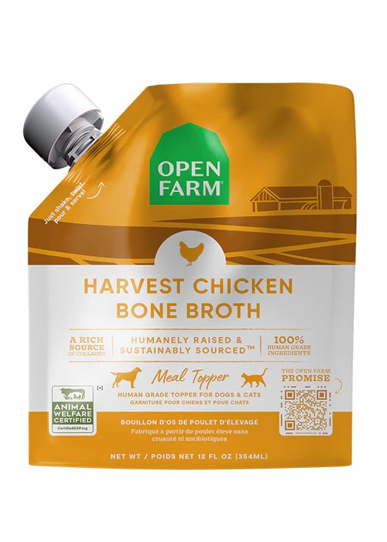Chicken Bone Broth Topper with Pumpkin & Carrot for Dogs