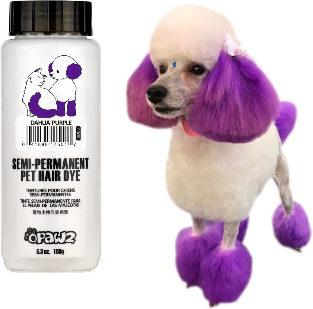 OPAWZ Semi-Permanent Pet Hair Dye – Non-Toxic Color for Dogs & Cats