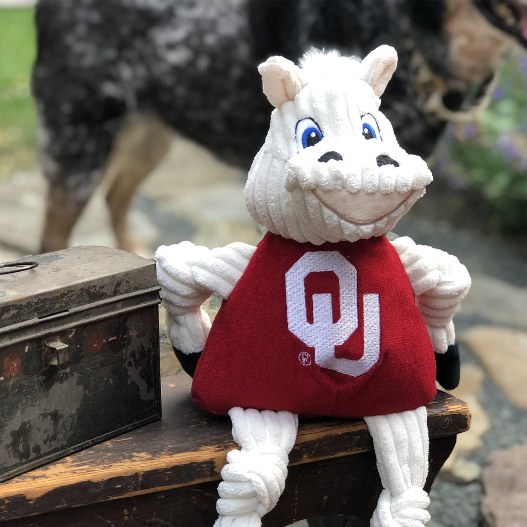 University of Oklahoma Sooner Knottie Plush Dog Toy, Large