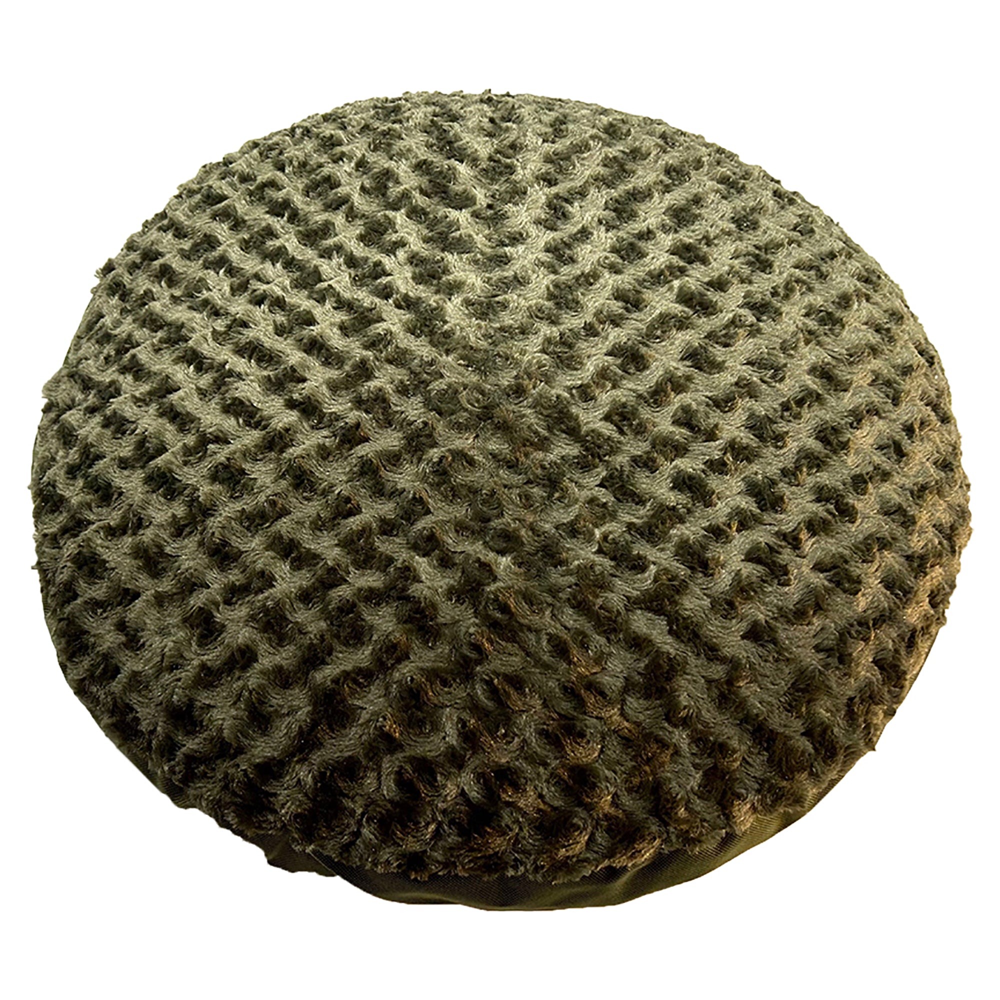Furvana Round Orthopedic Dog Bed with Minky Fleece Cover