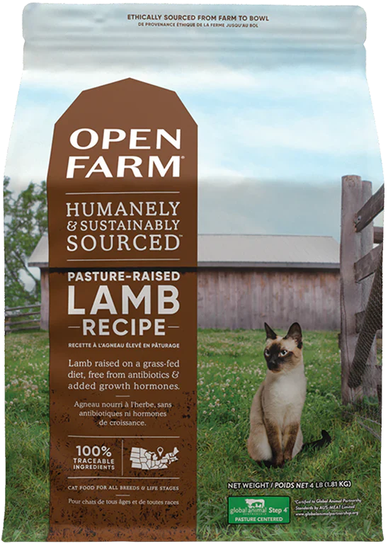 Pasture-Raised Lamb & Fish Oil Dog Food with Non-GMO Ingredients