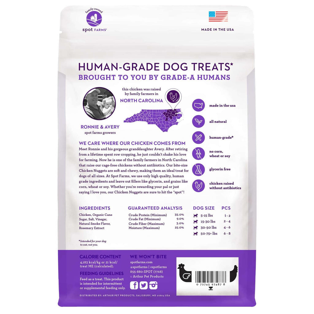 Chicken Nuggets Soft Dog Treats – Grain Free, US-Grown Chicken