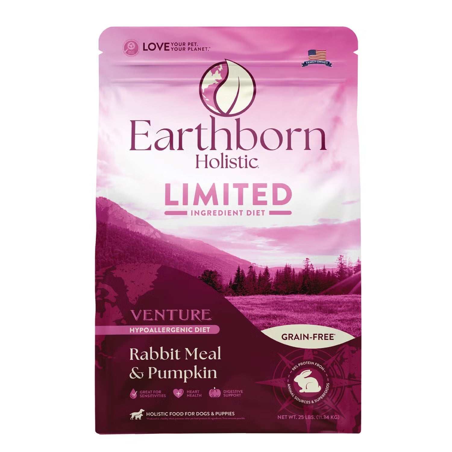 Venture Rabbit Meal & Pumpkin Limited Ingredient Dog Food