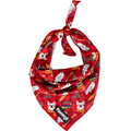 Pawgwarts Cooling Mesh Dog Bandana – Red Wizard Print
