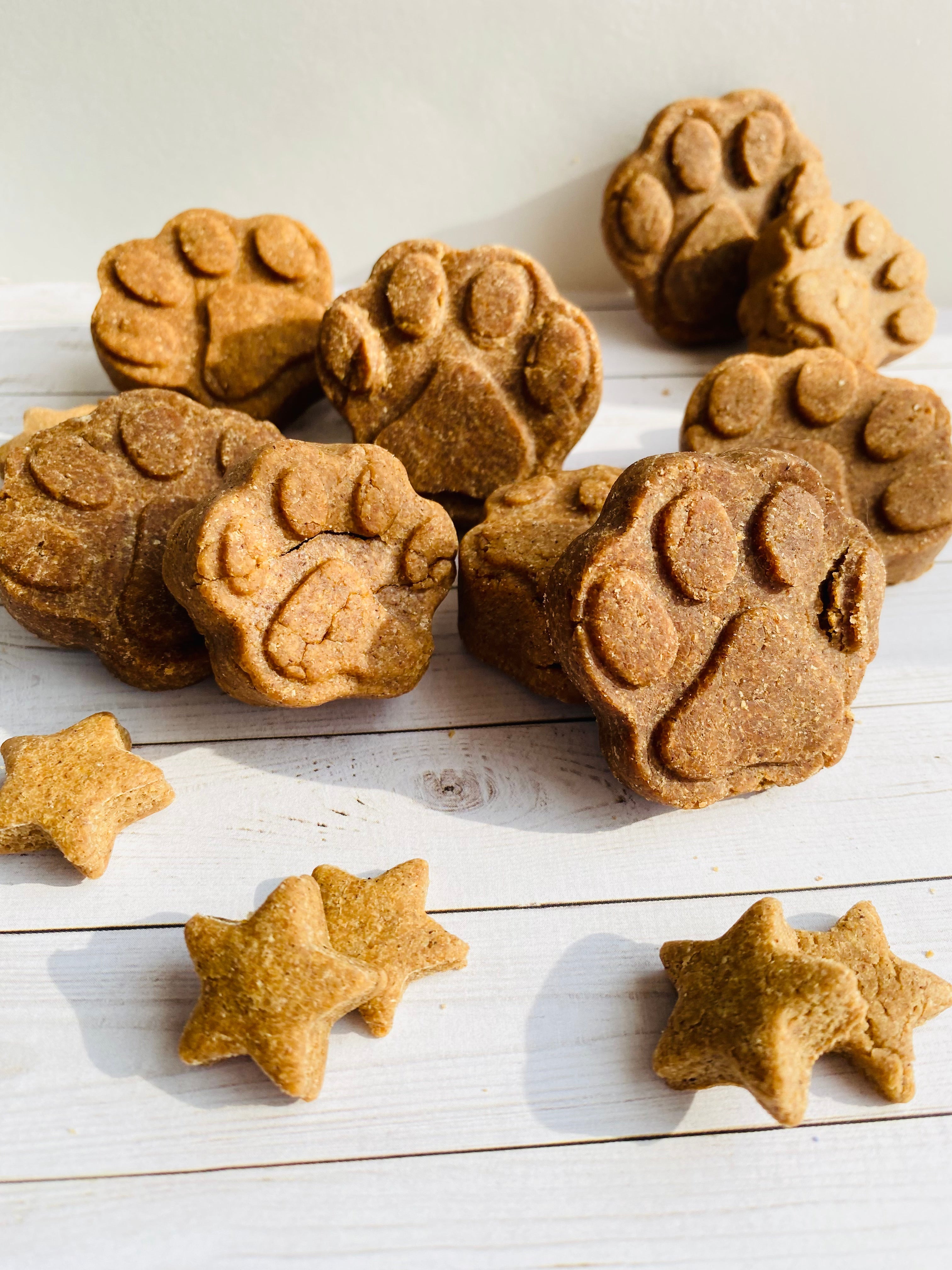 Oven-Baked Natural Dog Treats, Small Batch, Crunchy Recipe