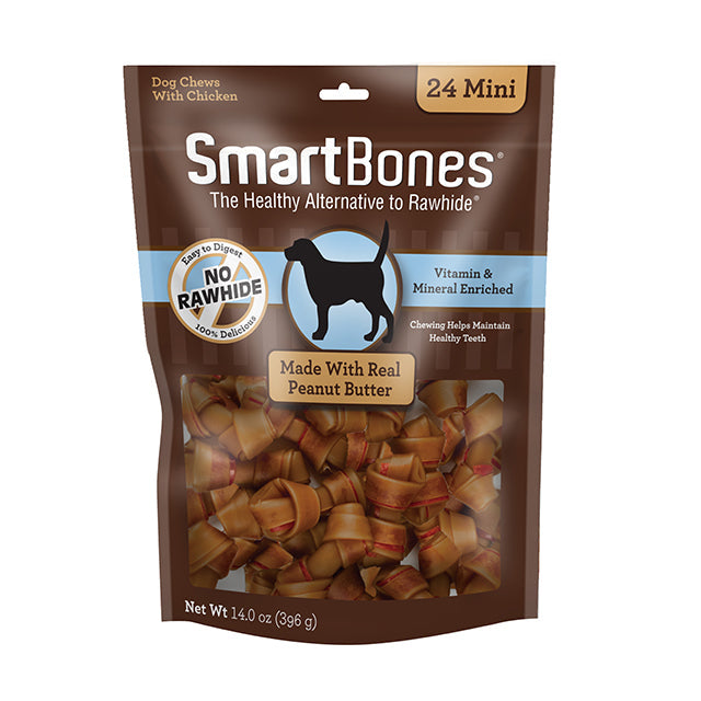 Rawhide-Free Peanut Butter & Chicken Dog Chews