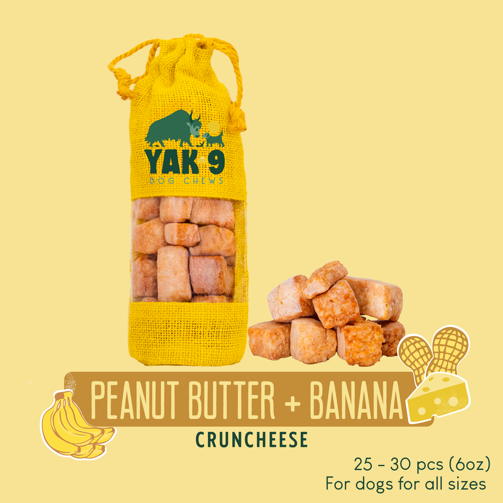 Organic Banana & Peanut Butter Dog Chews
