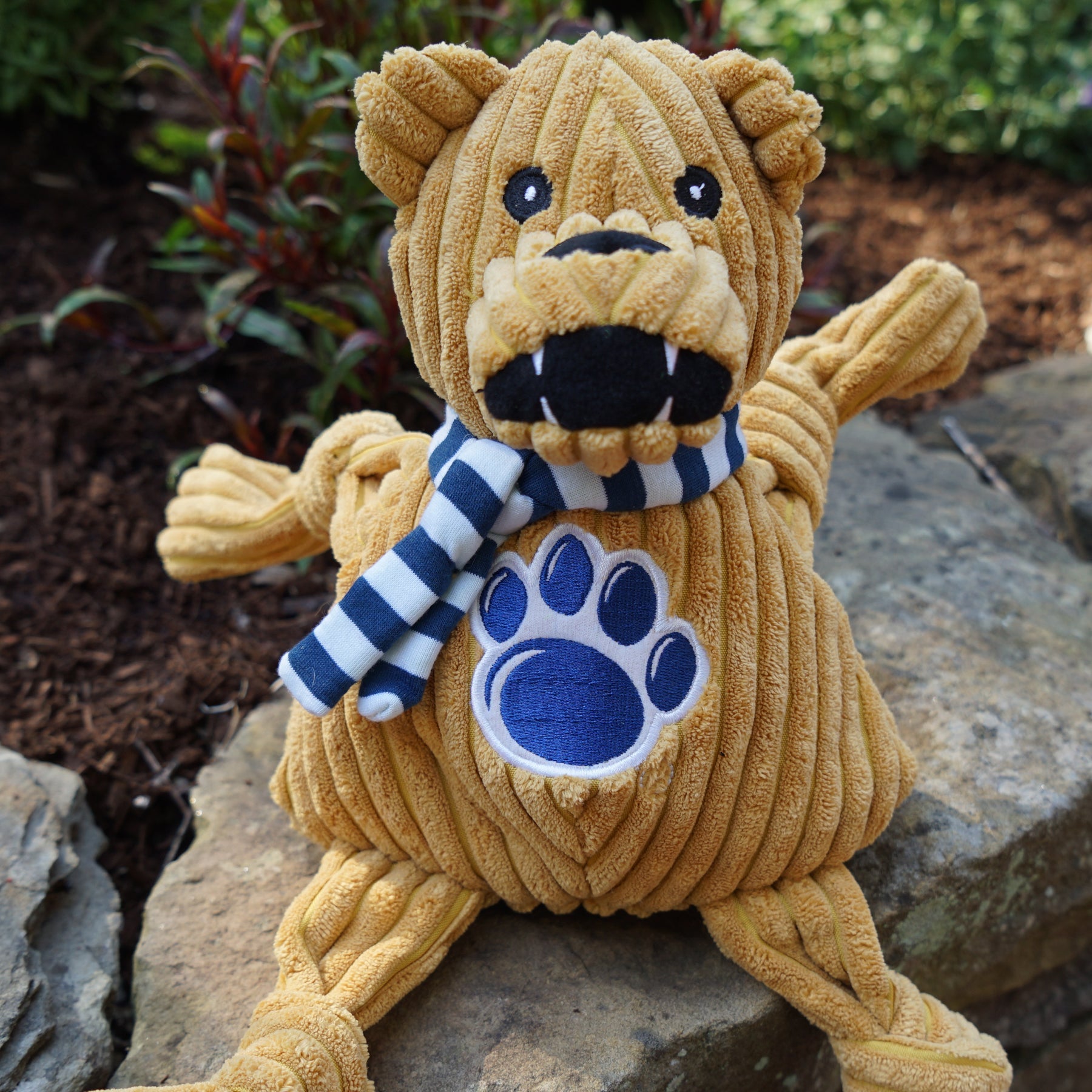 Penn State Nittany Lion Plush Dog Toy with Squeakers