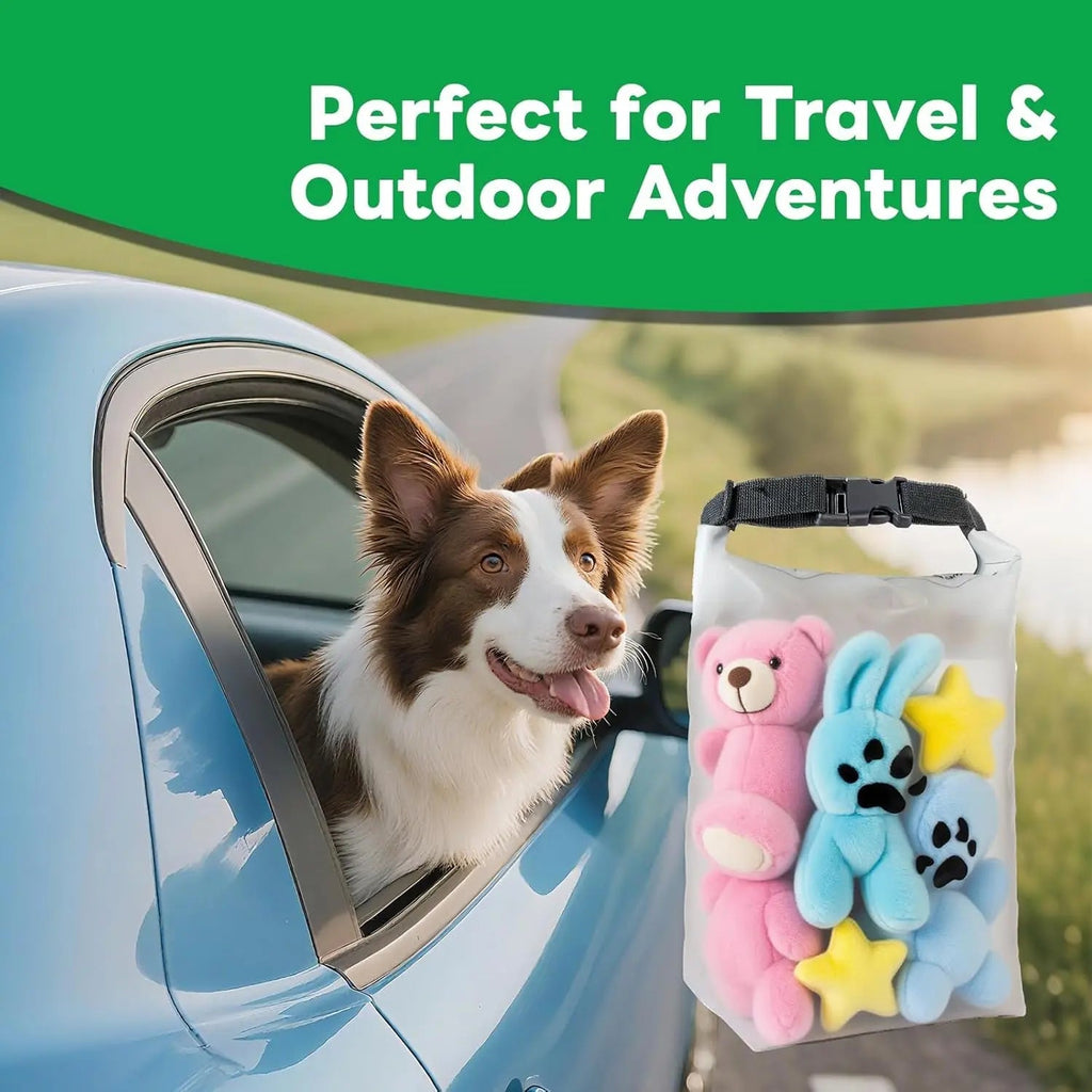 Travel Dog Food Storage Bag with Airtight Roll-Top Closure