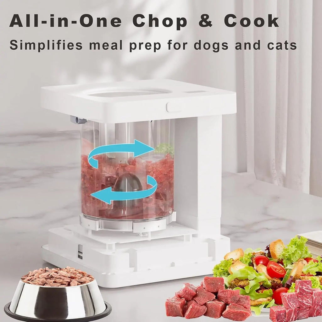 5-in-1 Pet Fresh Food Maker for Dogs and Cats, 2.5L Capacity