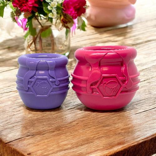 Honey Pot PUP-X Rubber Treat Dispenser & Enrichment Toy for Dogs