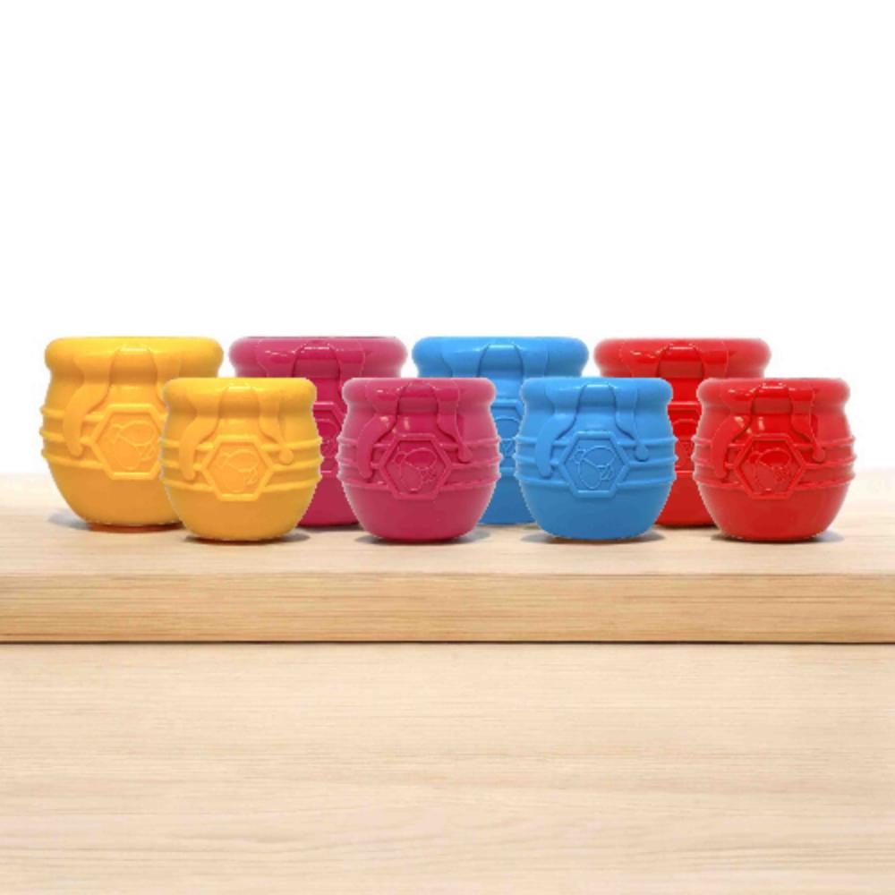 Honey Pot PUP-X Rubber Treat Dispenser & Enrichment Toy for Dogs