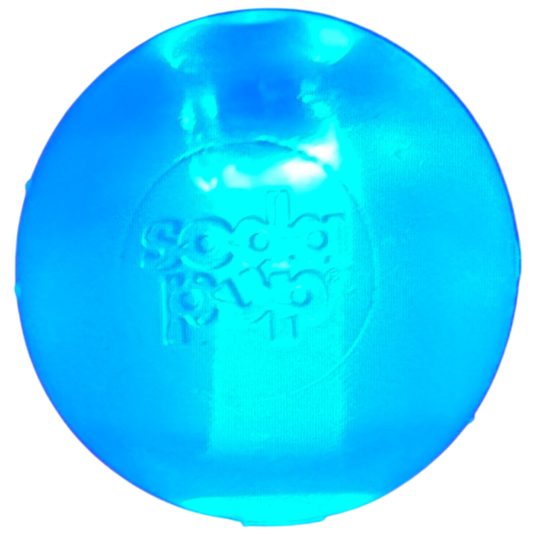 LED Light-Up Dog Ball for Medium & Large Dogs, Chew-Resistant, Floats